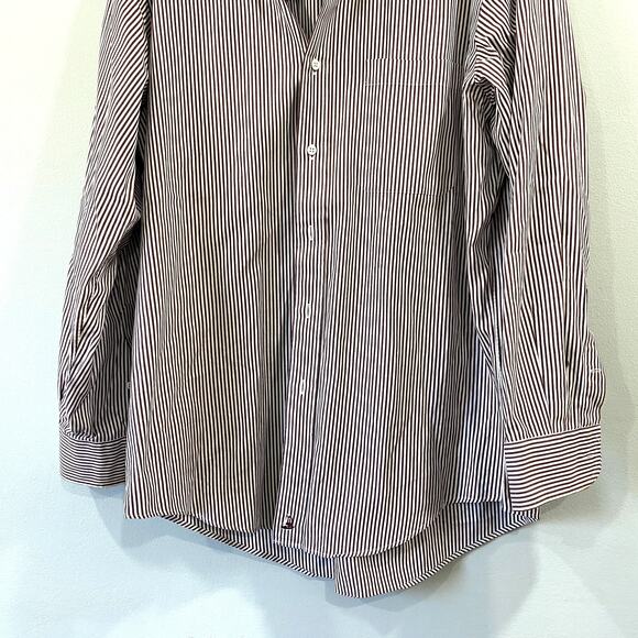 Nordstorm Classic button down in Red White 100% Cotton Size 15 1/2 - 33 M - Picture 3 of 9